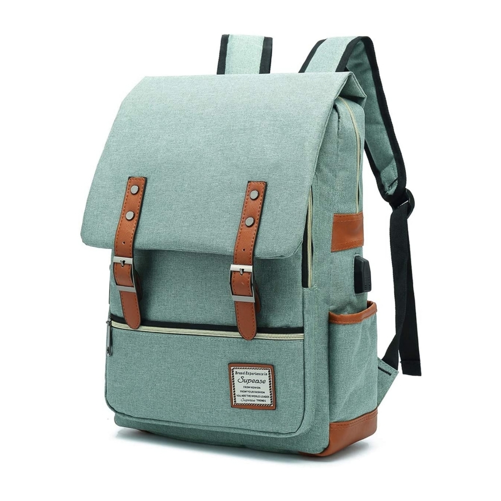 New backpack large slim vintage school  laptop